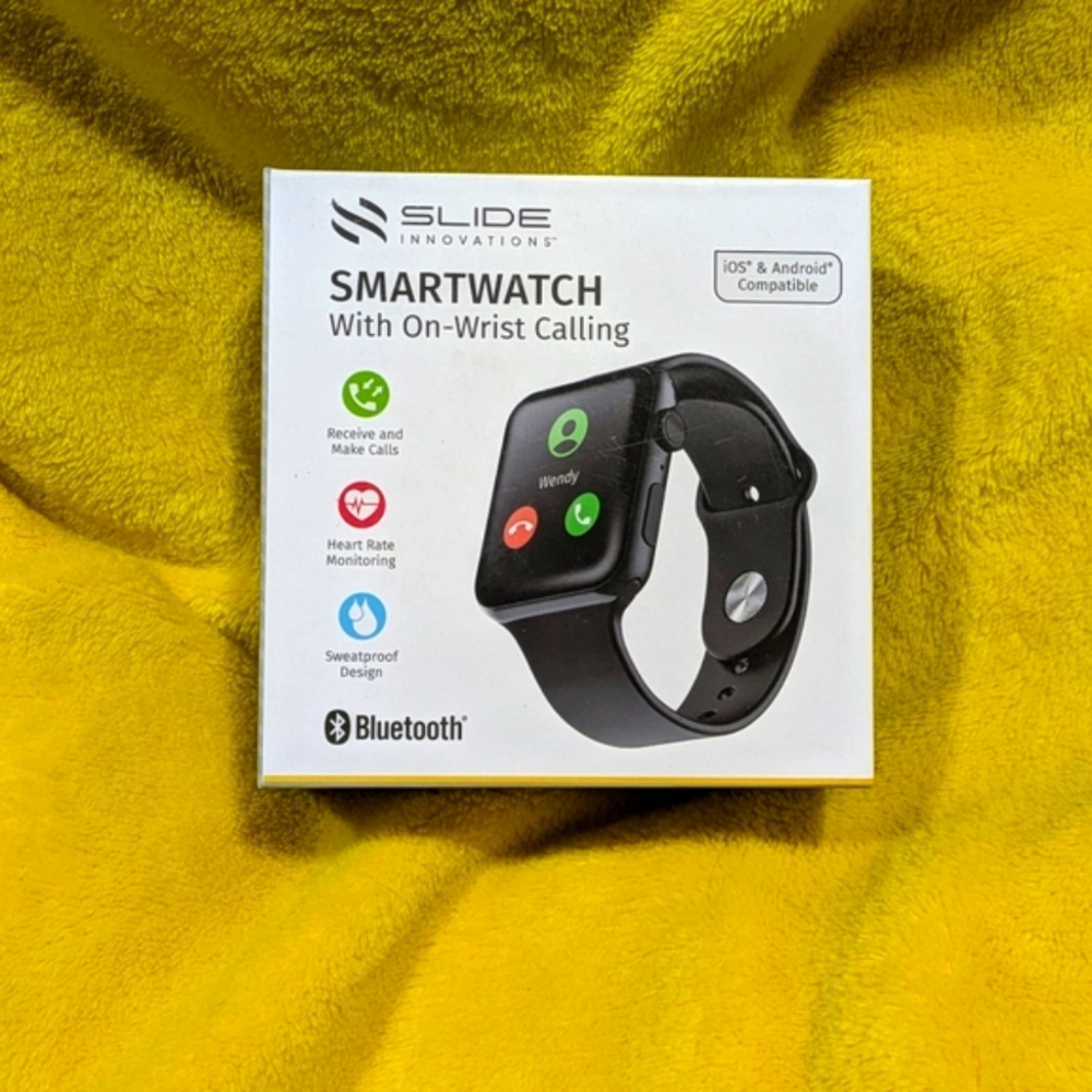 Black SMARTWATCH | Slide Innovation SW375 | Apple/Android | New in Box